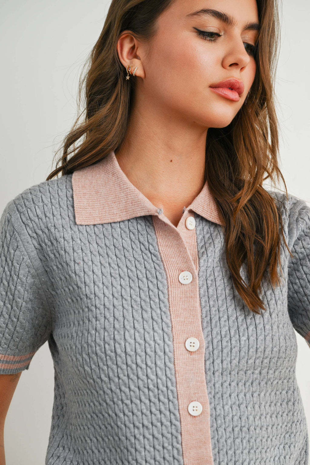Margot Button-Up Collared Top