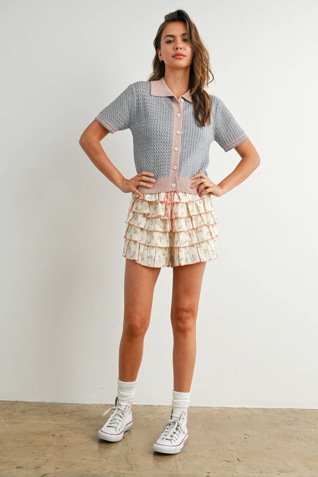 Margot Button-Up Collared Top