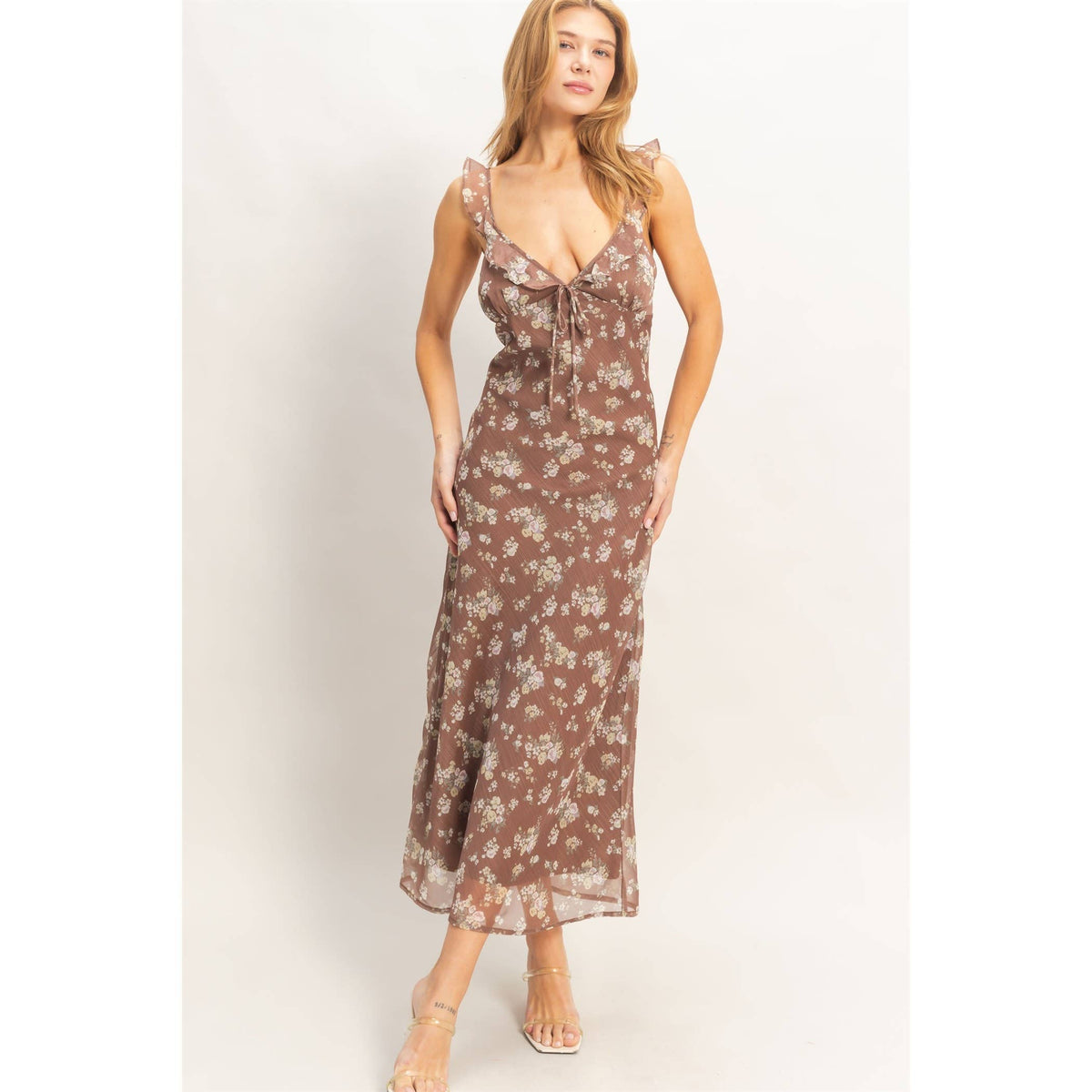 Louisa Floral Midi Dress