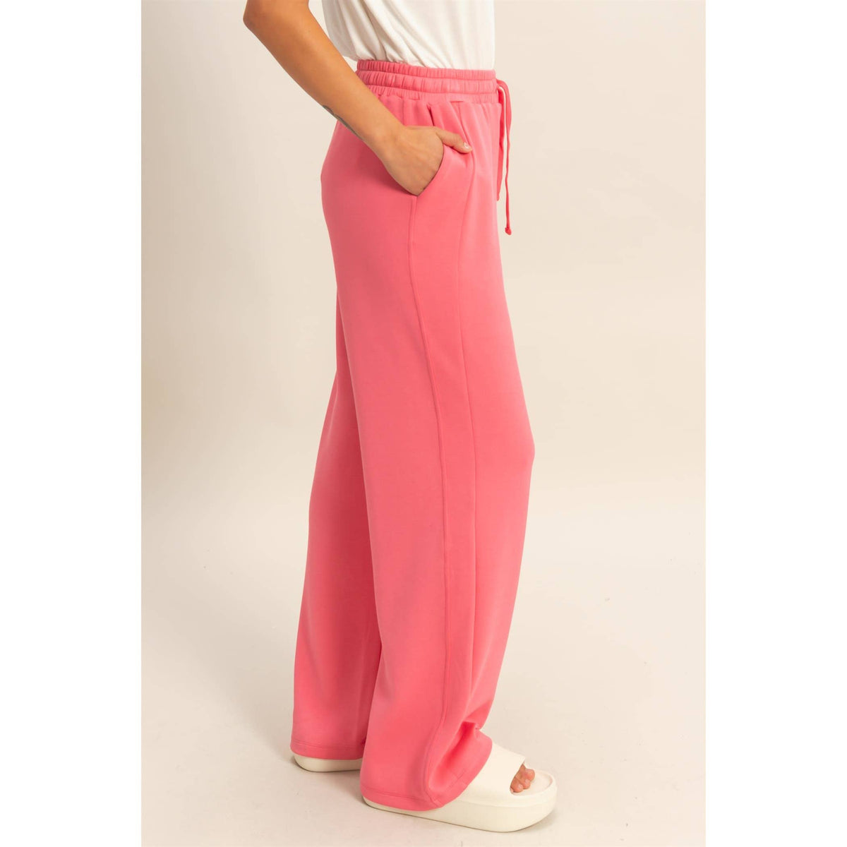 Azure Wide-Leg Pants