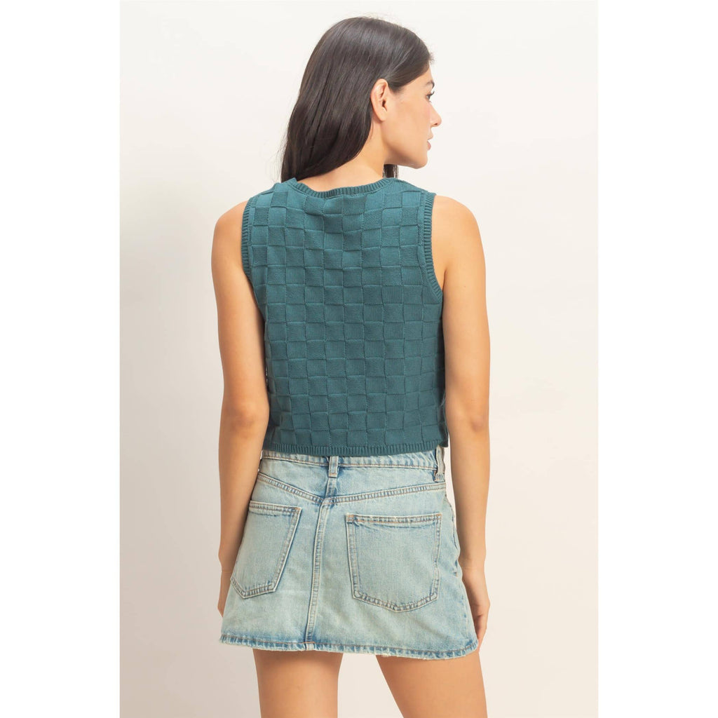 Kayla Basket Weave Vest