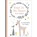 Kept in My Heart KJV Bible [Coral Woodland] - Hardcover
