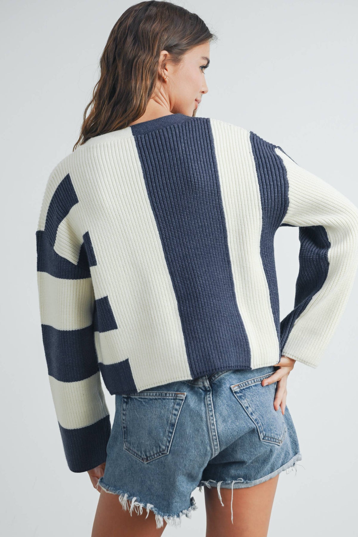 Cynthia Color Block Cardigan