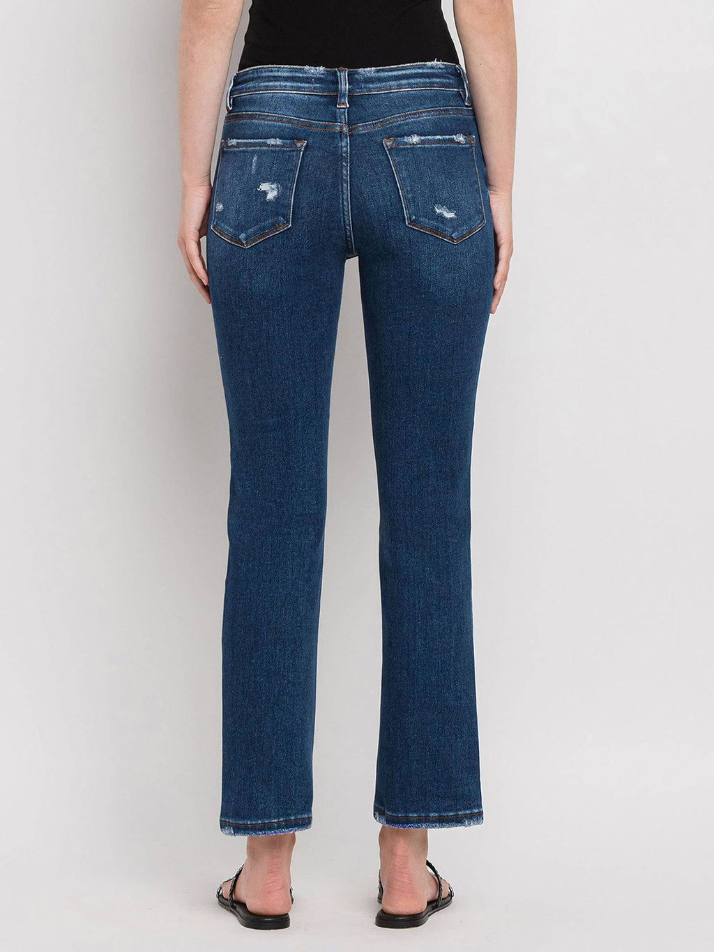 Janine Mid Rise Ankle Slim Jeans