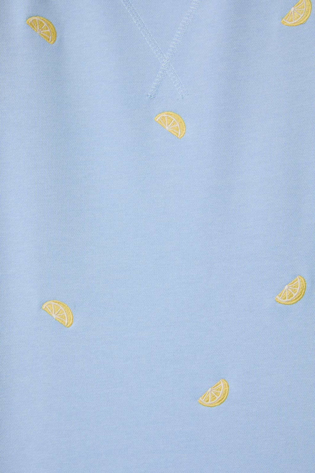 Lemon Embroidered Sweat Shorts