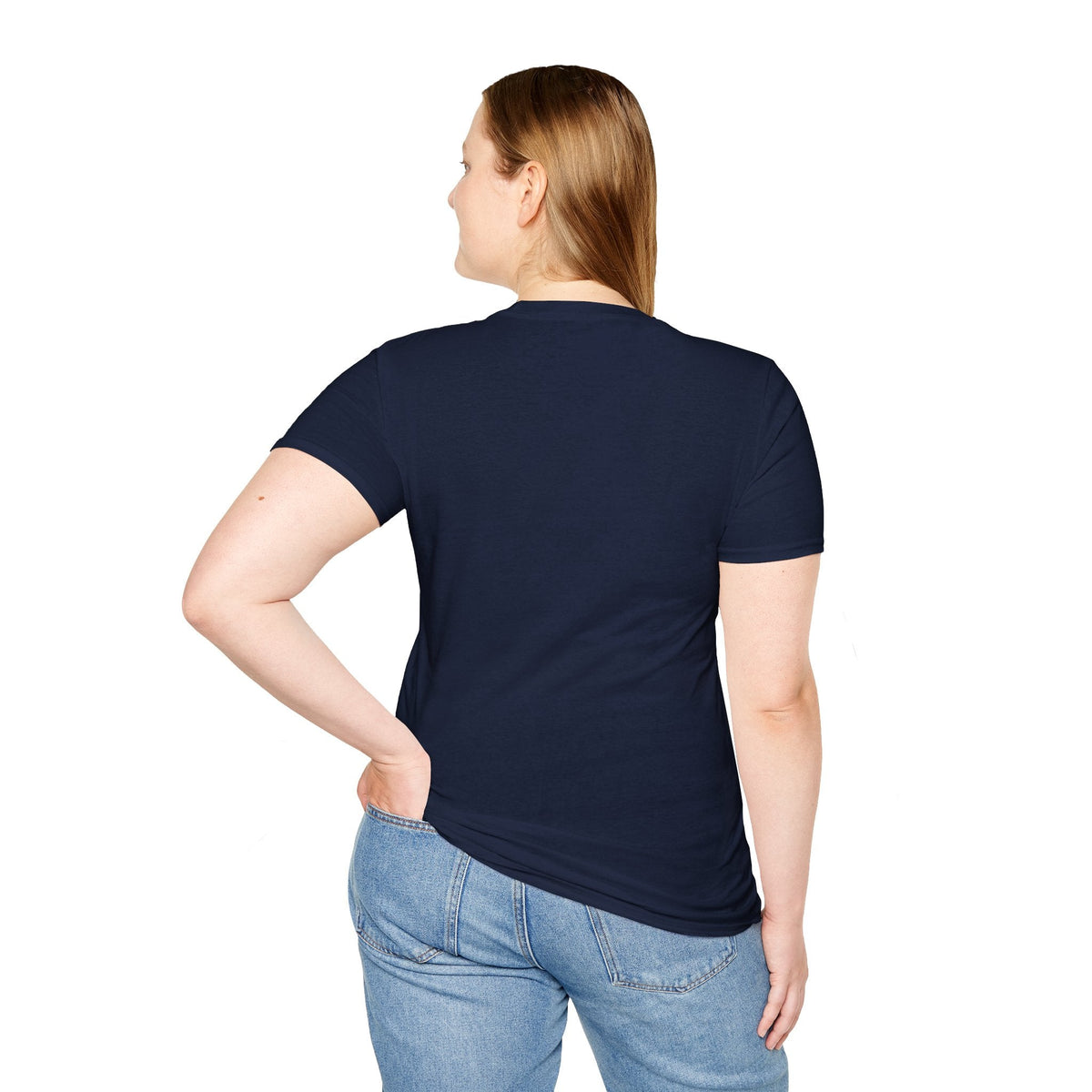 Unisex "Jesus Loves this Hot Mess" Christian Cotton Softstyle T-Shirt