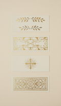 Gold-Foiled Scripture Bookmarks Set