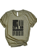 Lets Go Brandon Flag Tee