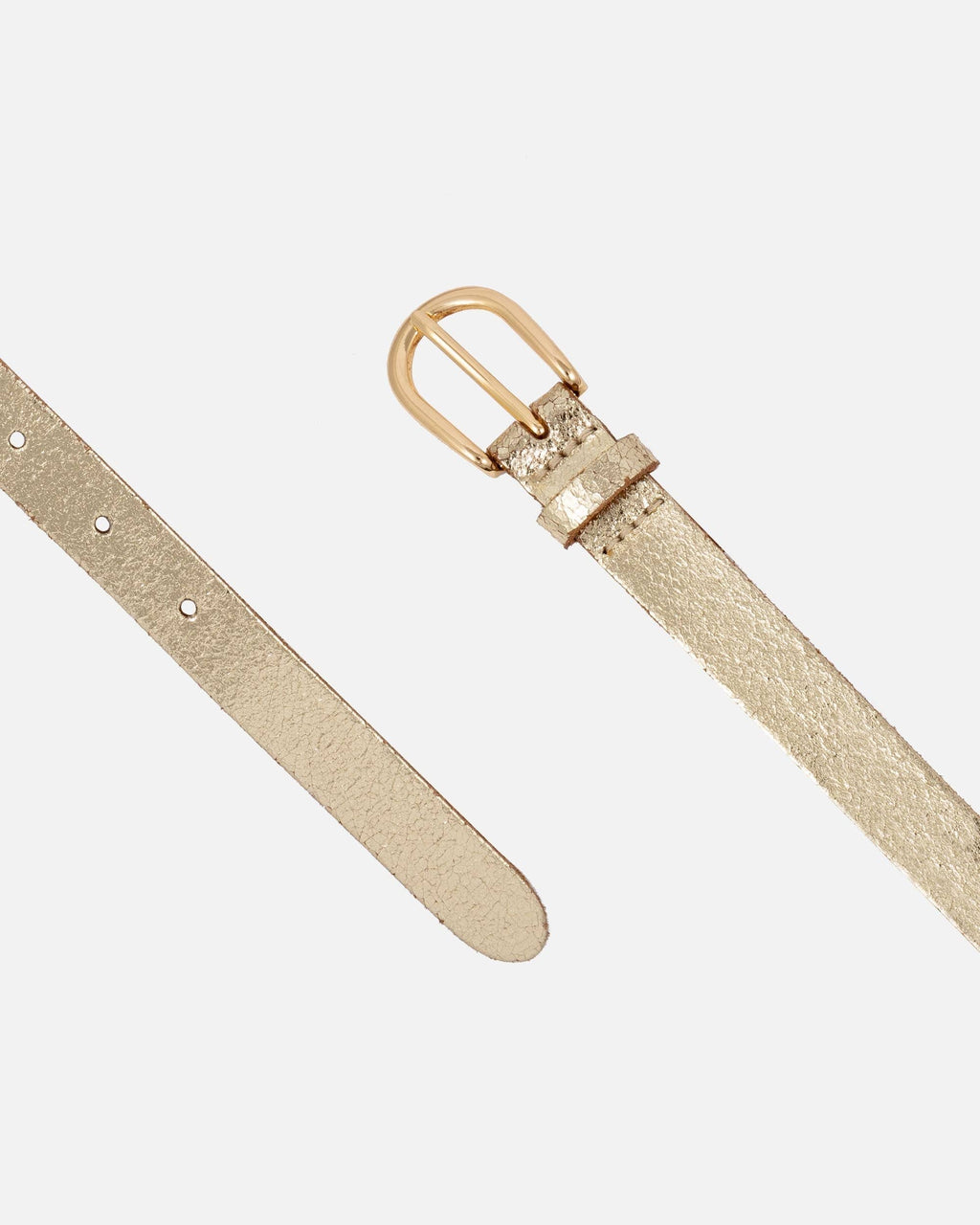 Eva | Metallic Skinny Belt