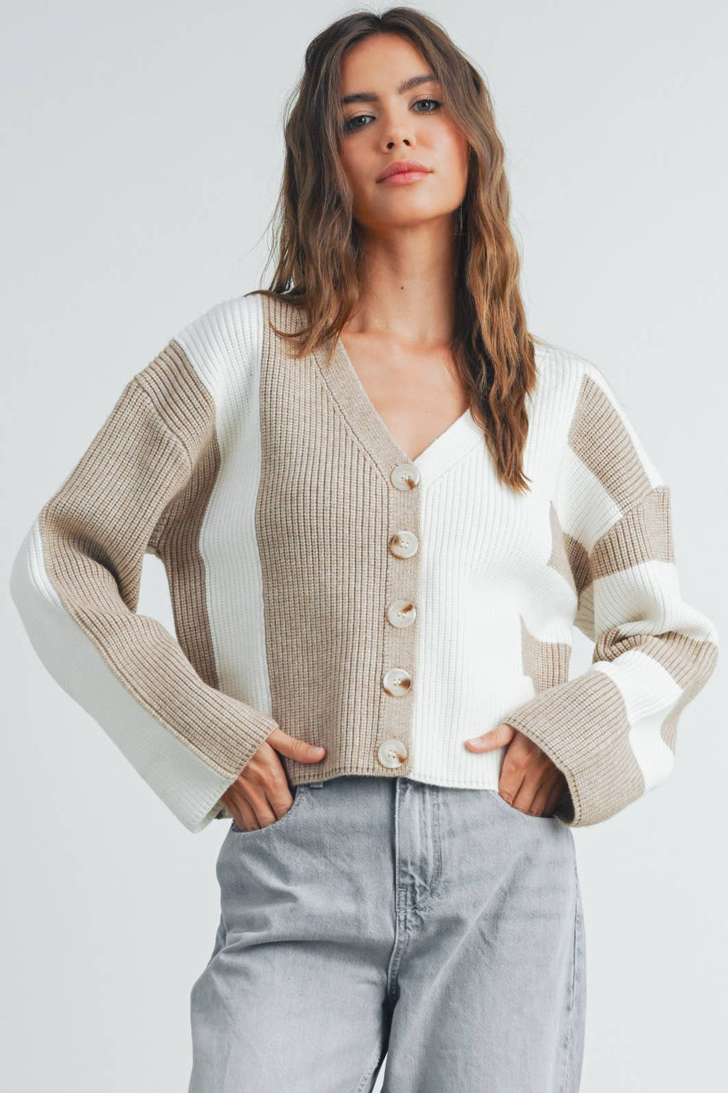 Cynthia Color Block Cardigan
