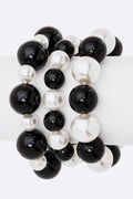 Mix Pearl Stretch Bracelet Set