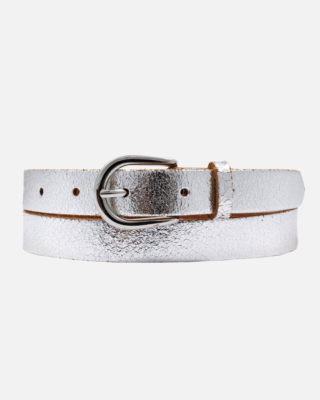 Eva | Metallic Skinny Belt