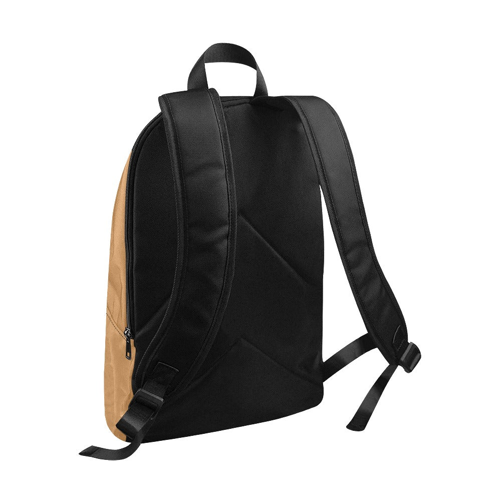 "Jesus Has My Back" Graphic design Christian Backpack (Choose Brown Shade)