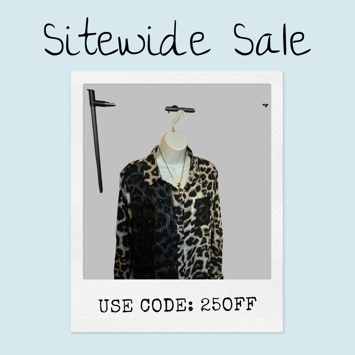 Sequin Leopard Print Button Down Blouse – Glam Wild Long Sleeve Top