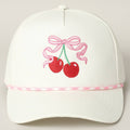 Cherry Ribbon Trucker Hat