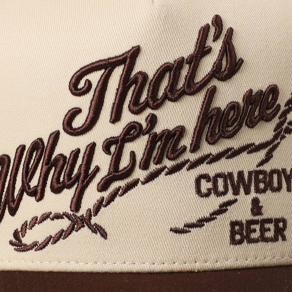 That's Why I'm here Cowboys & Beer Hat