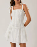 Cierra Shoulder Tie Mini Dress