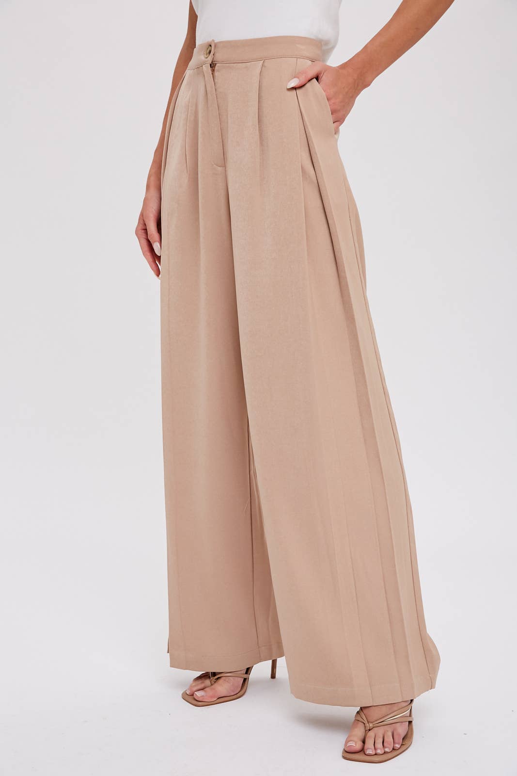 Evelyn Pintuck Pants