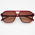 Billie Aviator Sunglasses - Dark Cherry