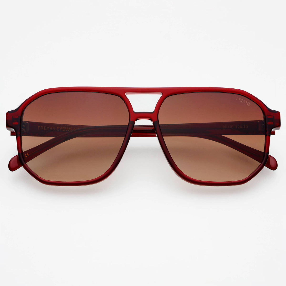 Billie Aviator Sunglasses - Dark Cherry