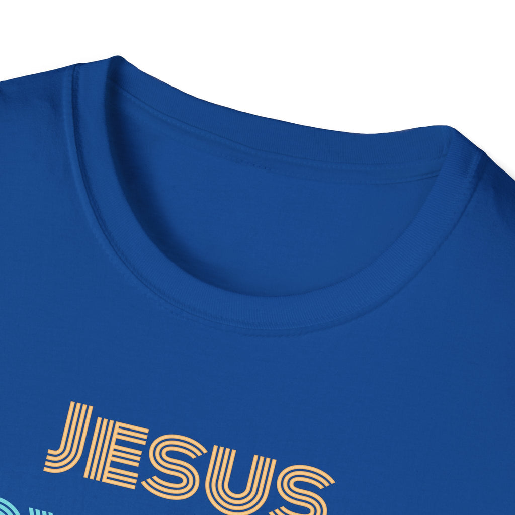 Unisex "Jesus Loves this Hot Mess" Christian Cotton Softstyle T-Shirt
