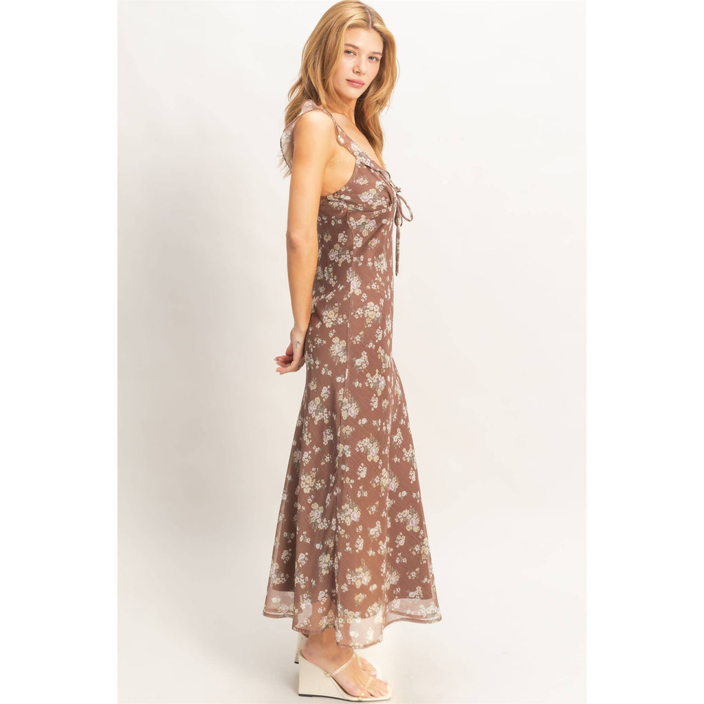 Louisa Floral Midi Dress