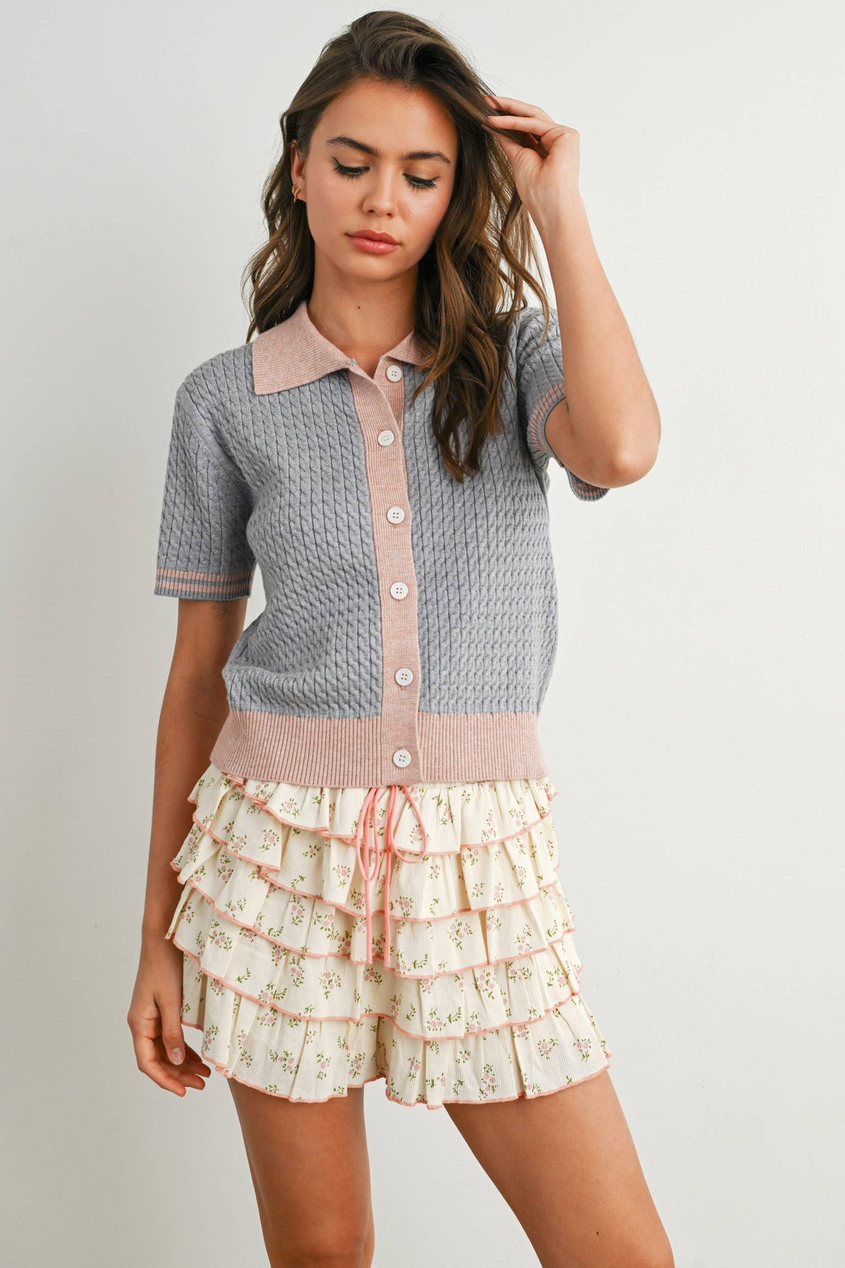 Margot Button-Up Collared Top