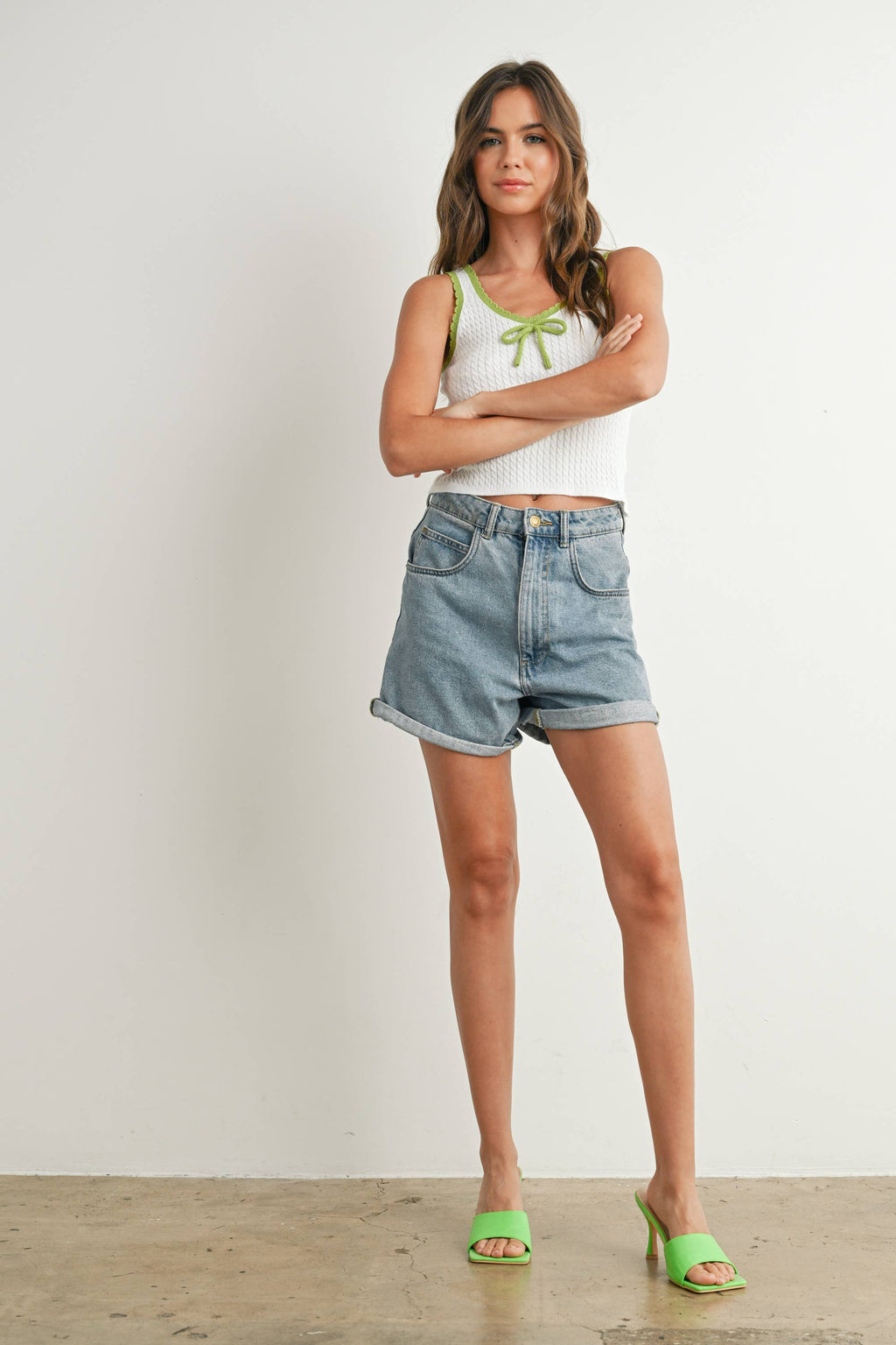 Cleo Bow Tank Top