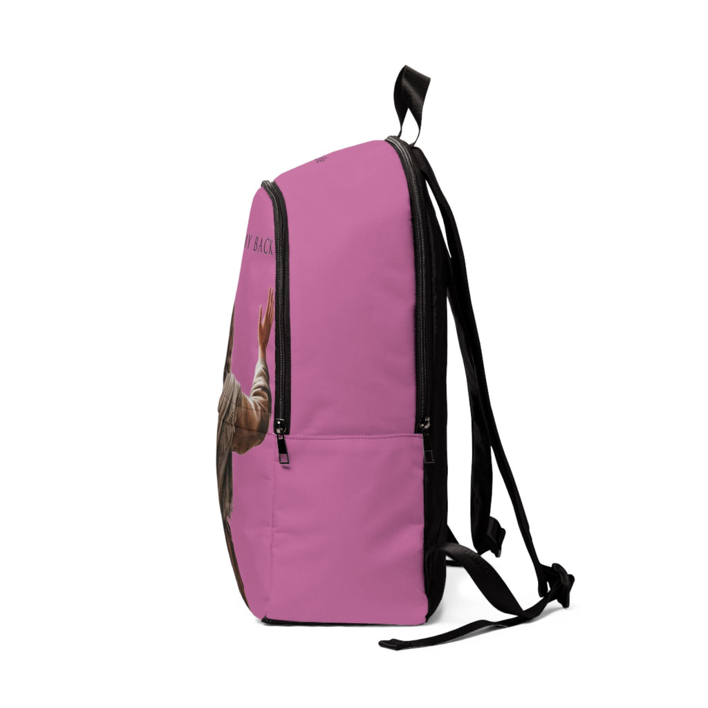 "Jesus Has My Back" Christian Backpack (Choose Pink Shade)