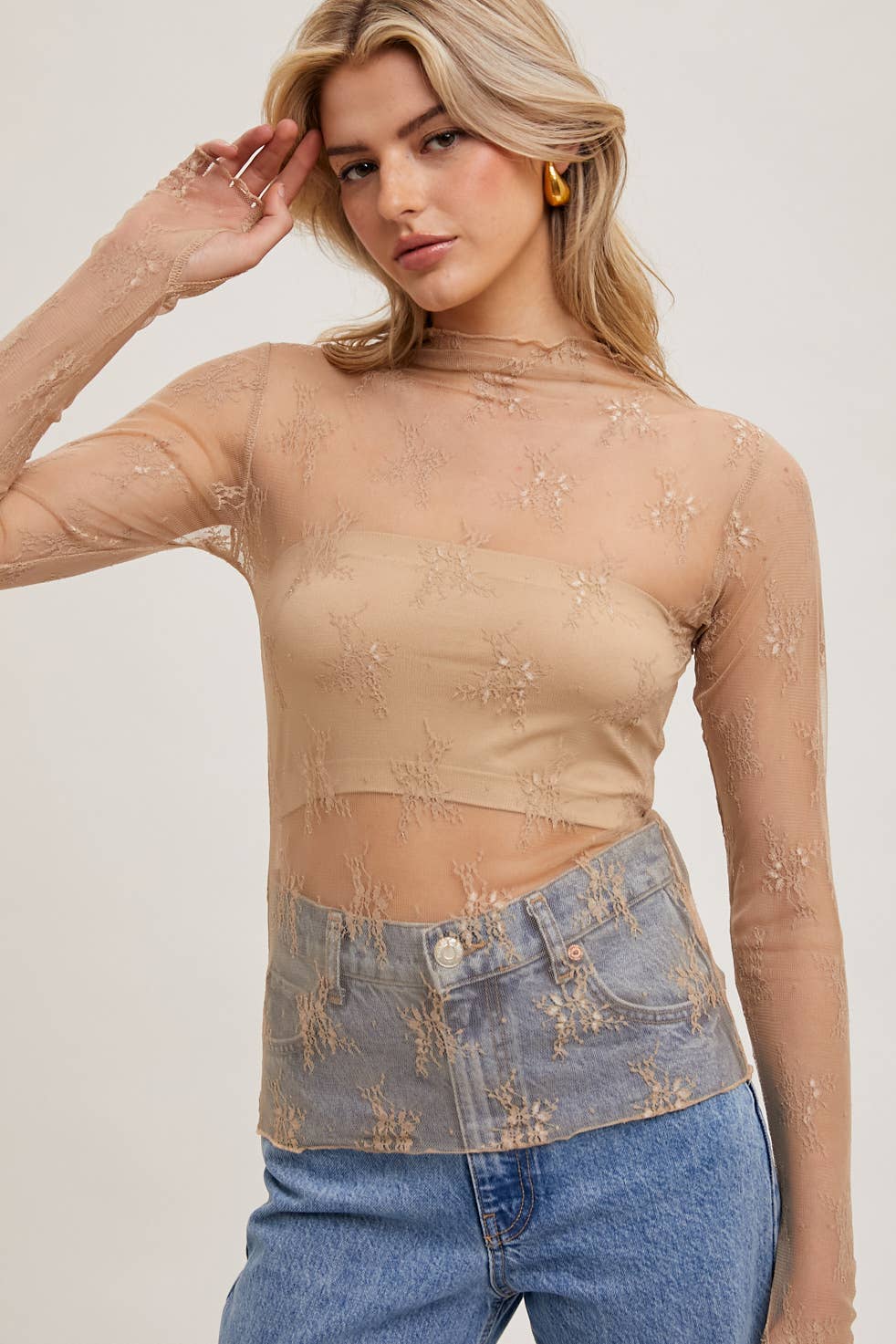 Callie Lace Long Sleeve