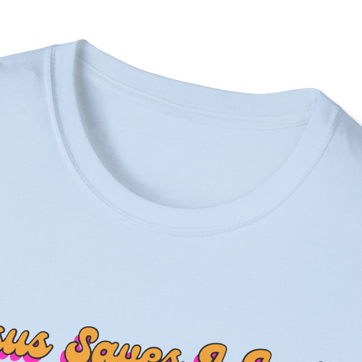 "Jesus Saves, I just Wear the Shirt" Unisex Cotton Softstyle T-Shirt