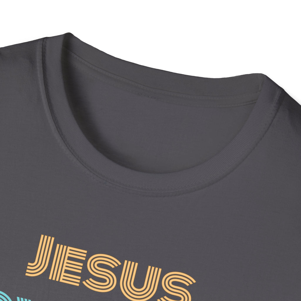 Unisex "Jesus Loves this Hot Mess" Christian Cotton Softstyle T-Shirt