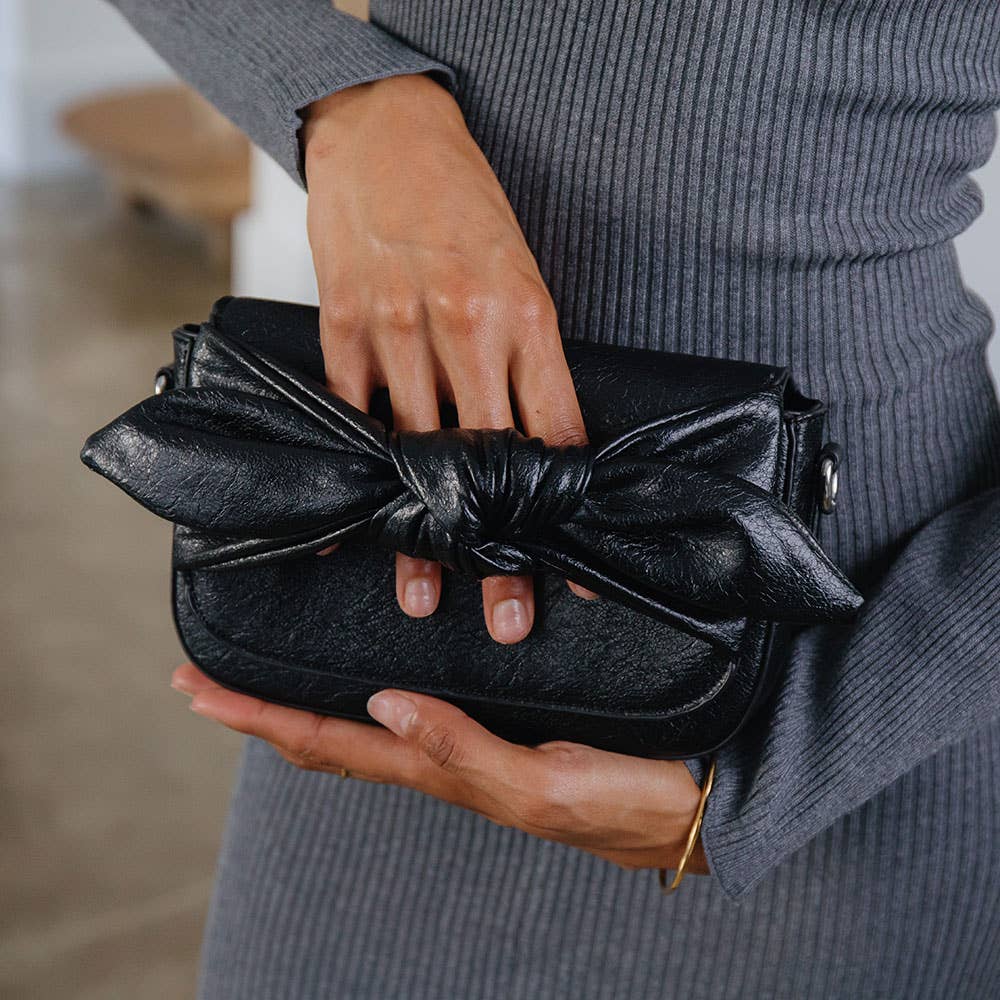 Faye Cranberry Recycled Vegan Crossbody Bag