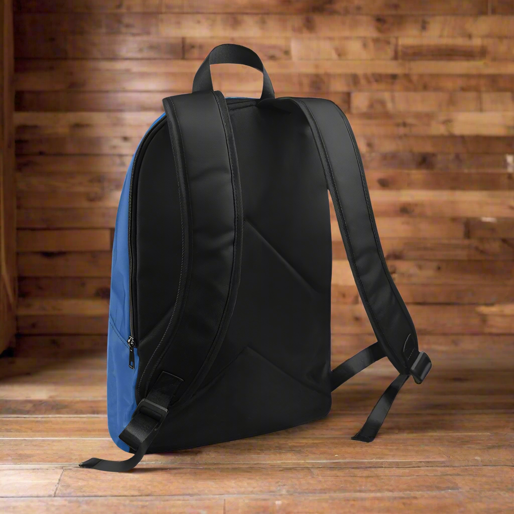 "Jesus Has My Back" design Christian Backpack (Choose Blue Shade)