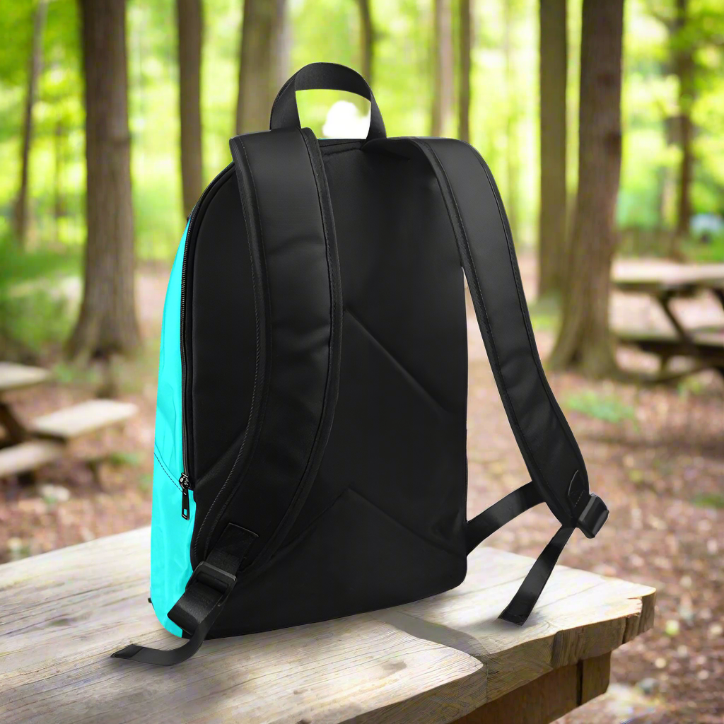 "Jesus Has My Back" design Christian Backpack (Choose Blue Shade)