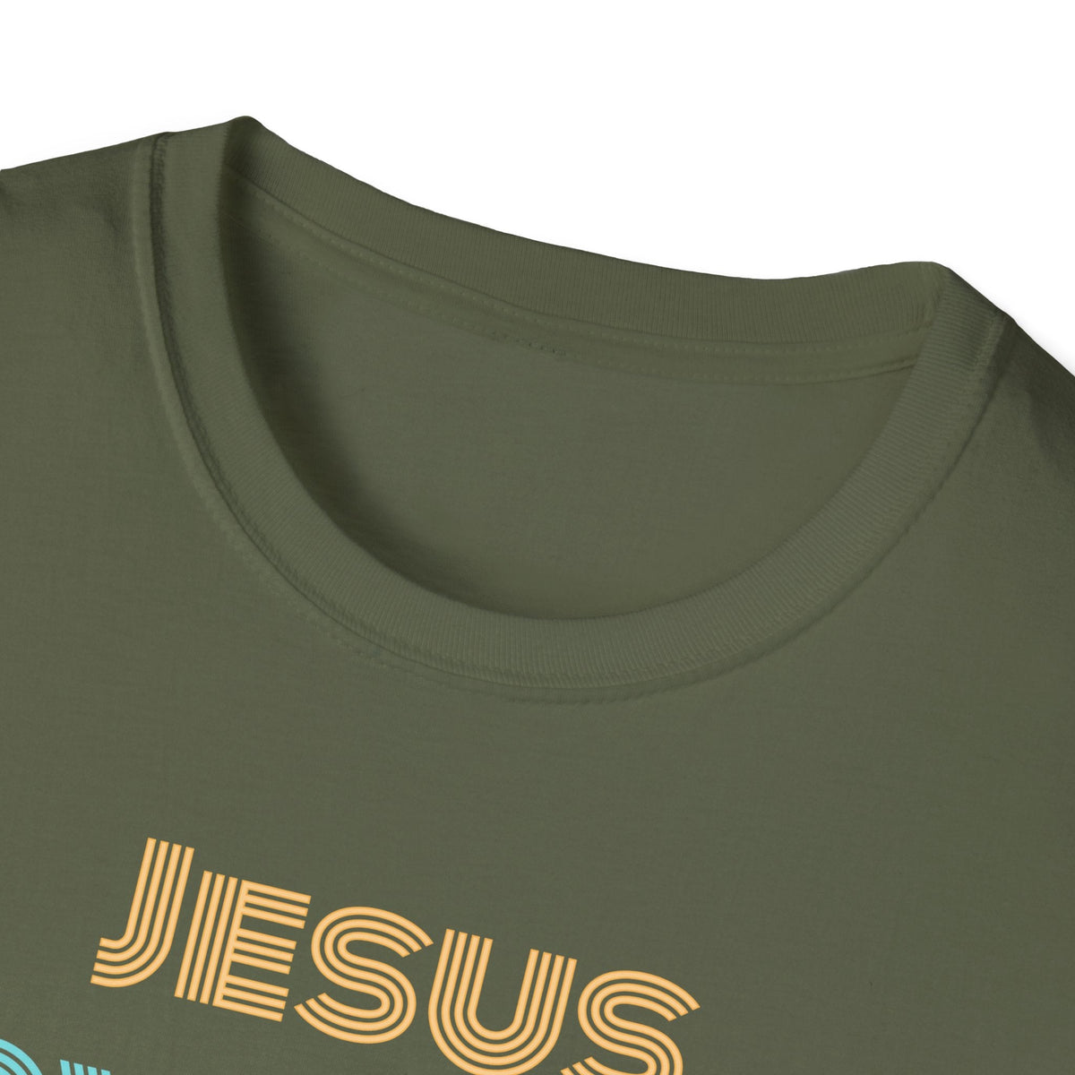 Unisex "Jesus Loves this Hot Mess" Christian Cotton Softstyle T-Shirt