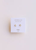 Simple Stud - White Opal