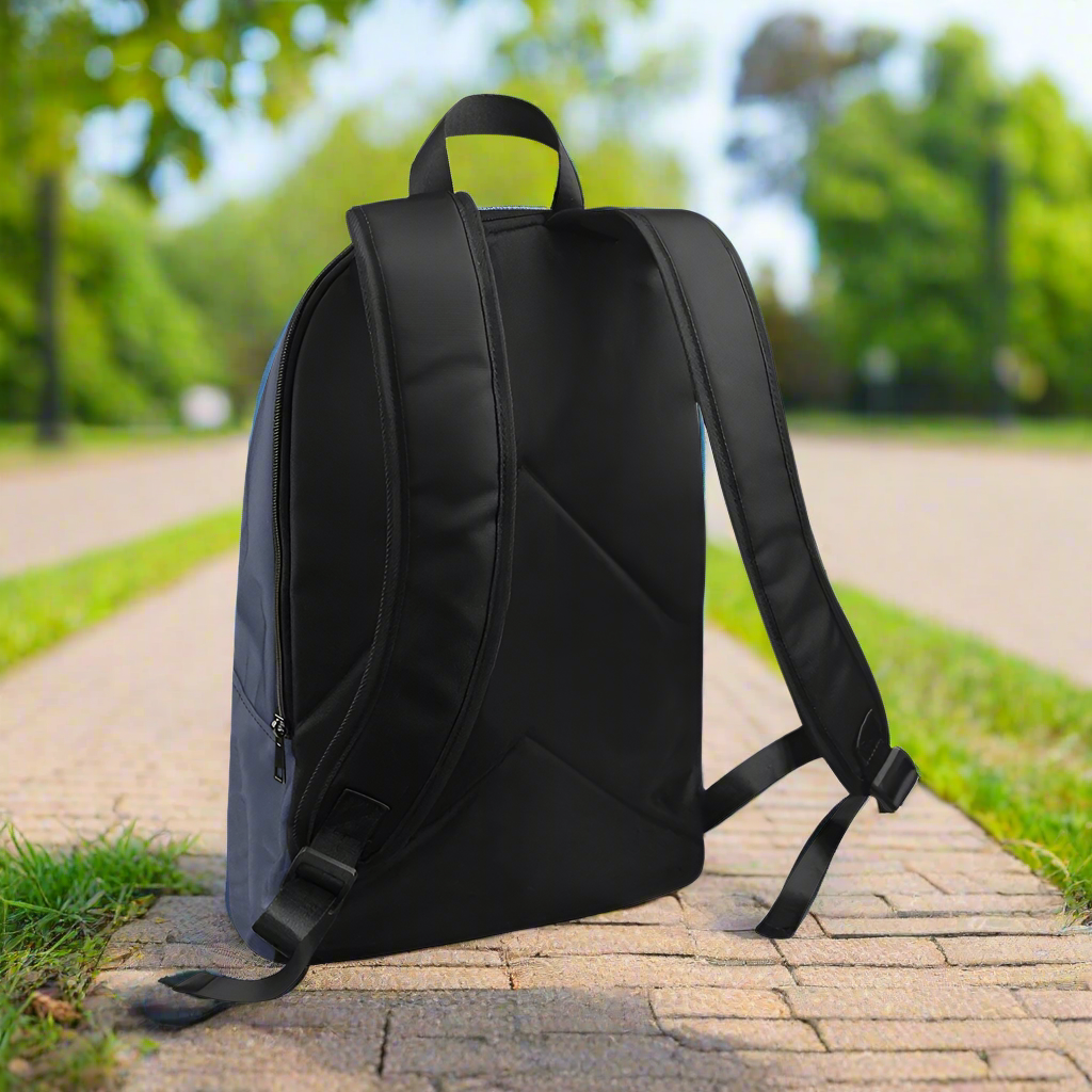 "Jesus Has My Back" design Christian Backpack (Choose Blue Shade)