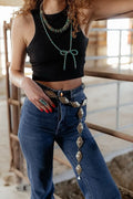 Vermilion Concho Belt