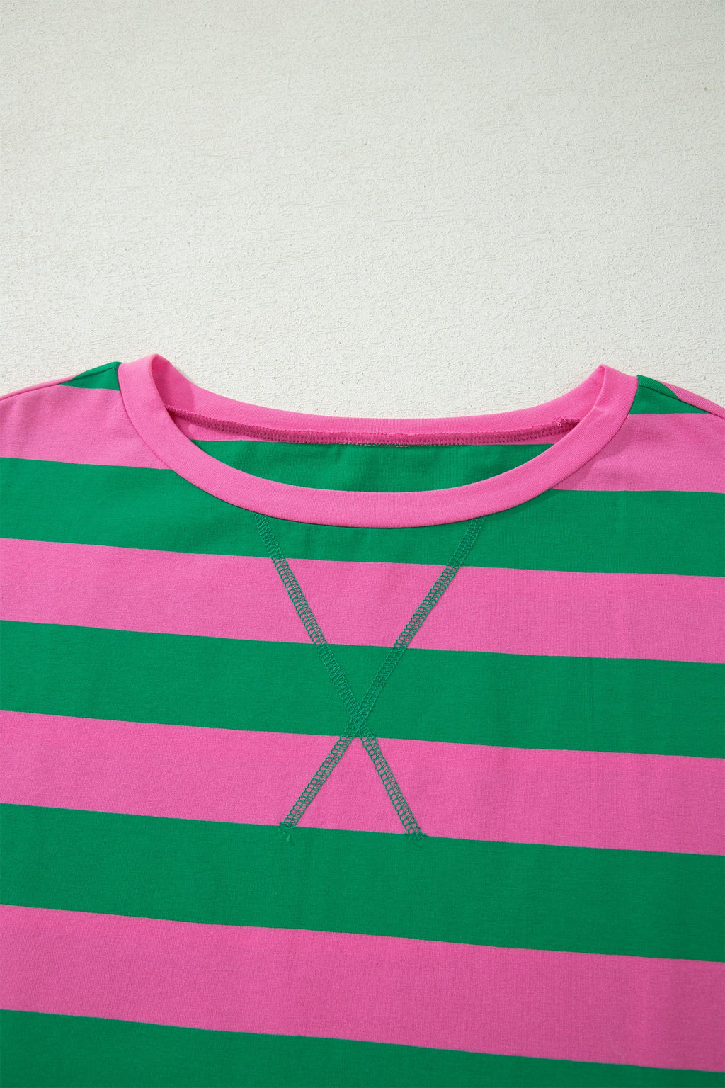 Yellow Stripe Dolman Tee Drawstring Skort Athletic 2pcs Set