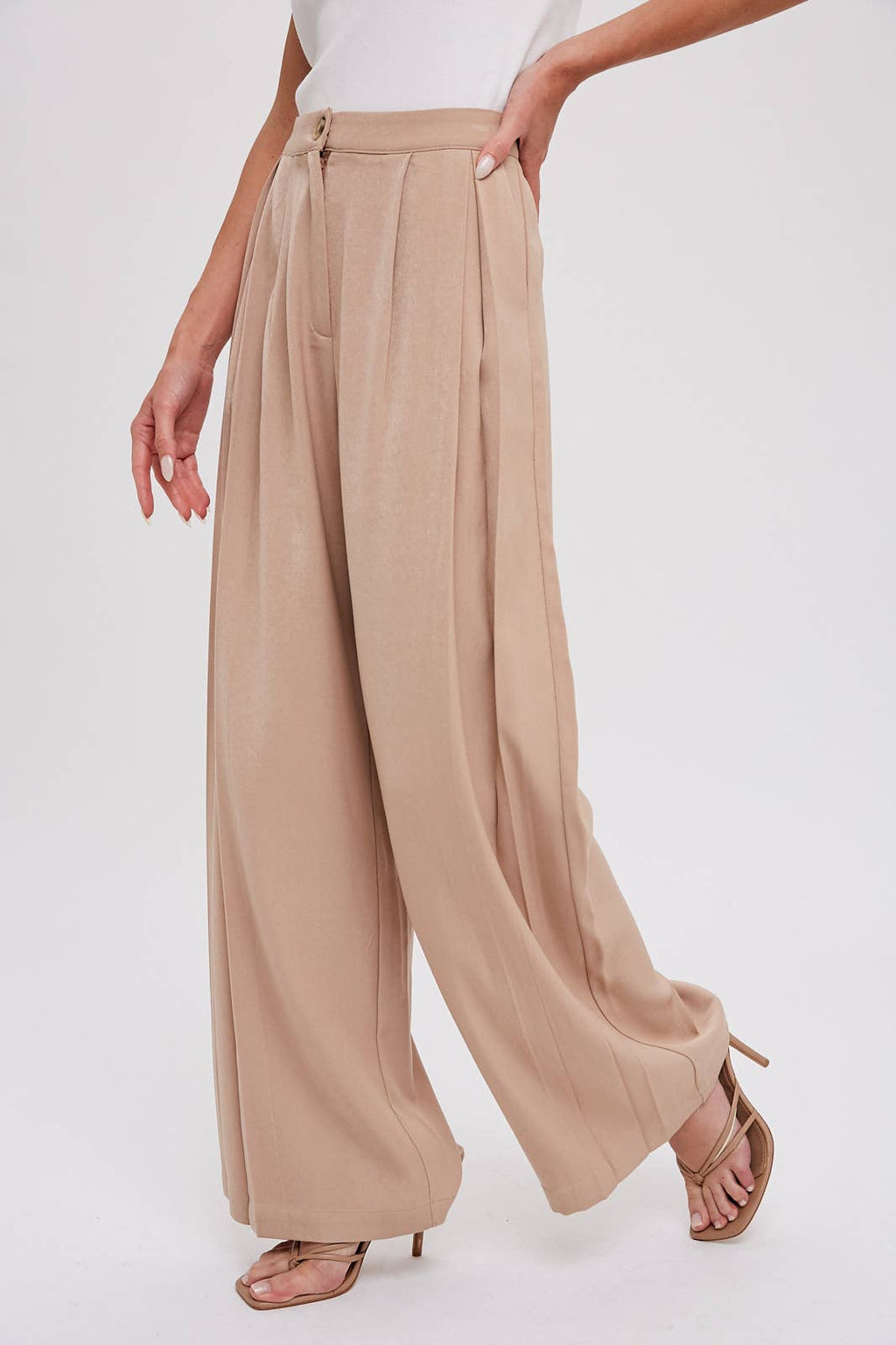 Evelyn Pintuck Pants
