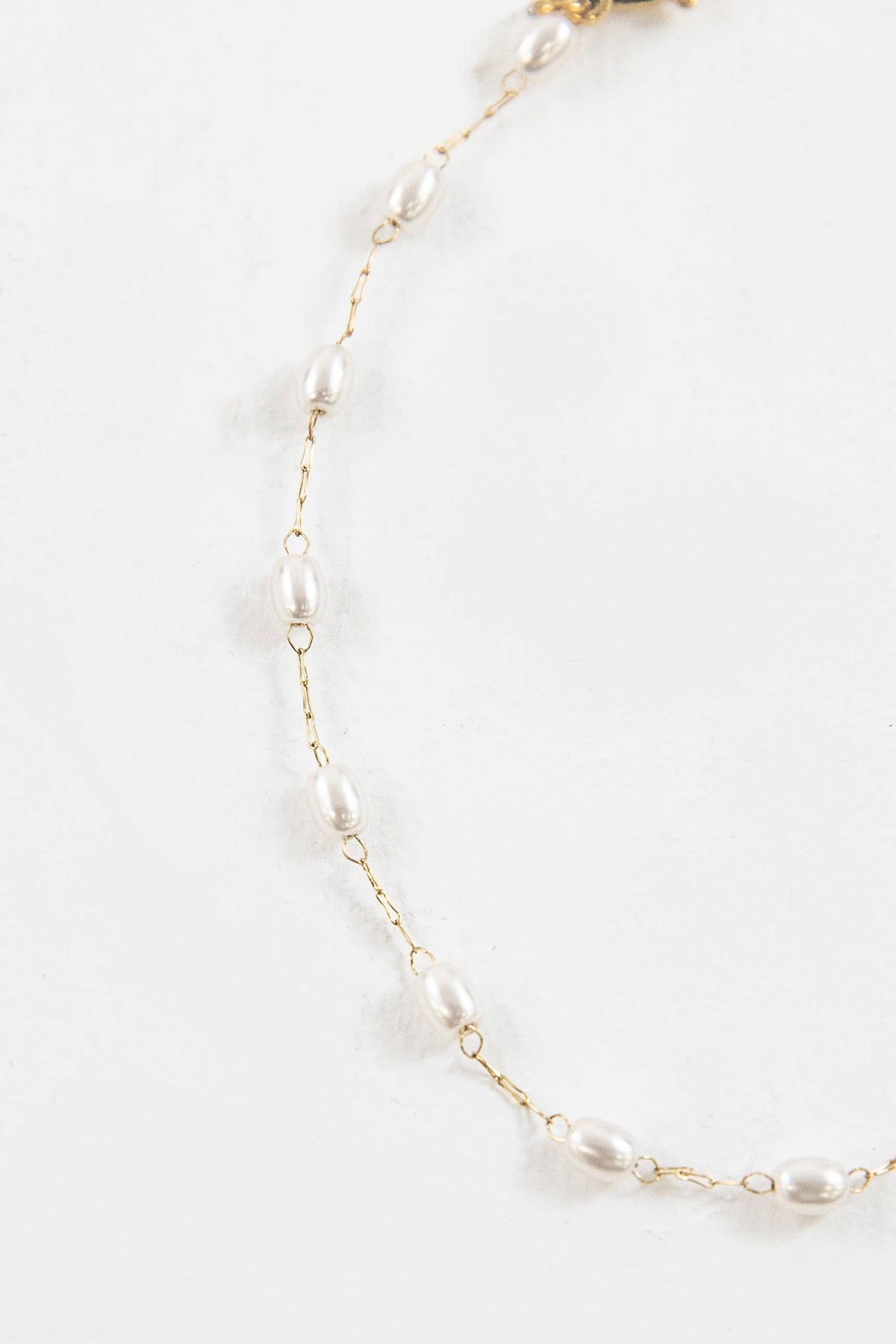 Oval Pearl Spaced Bracelet