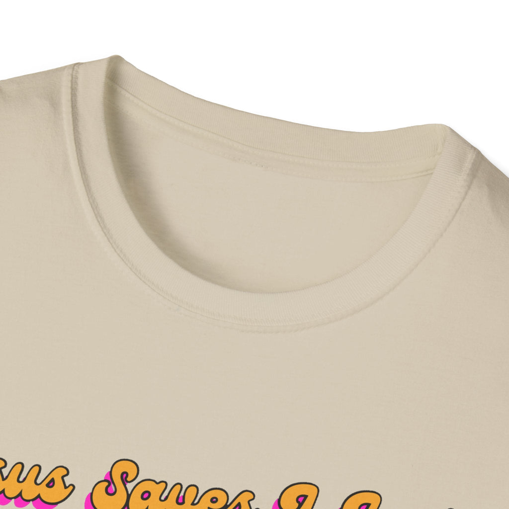 "Jesus Saves, I just Wear the Shirt" Unisex Cotton Softstyle T-Shirt
