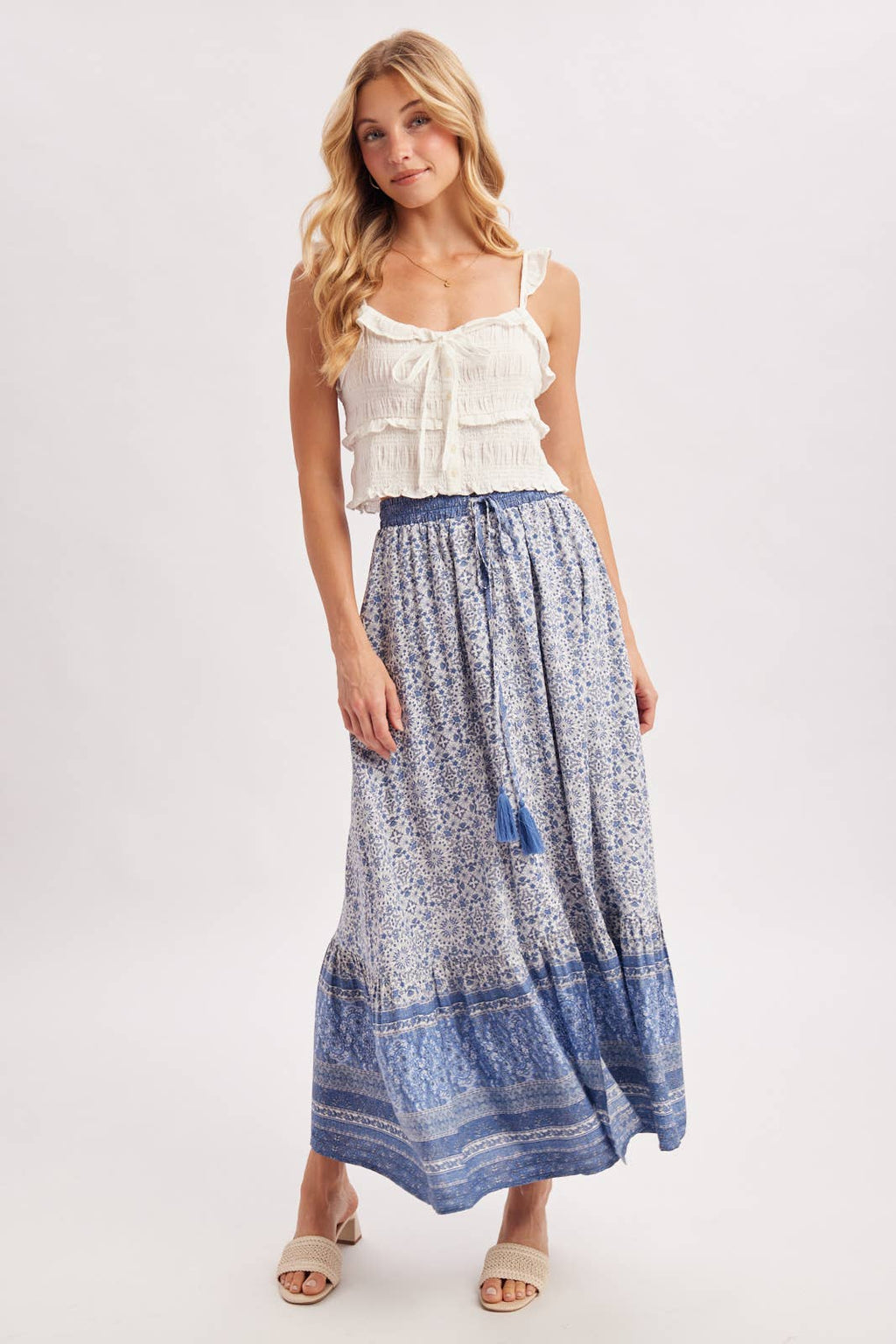 Gianna Boho Maxi Skirt