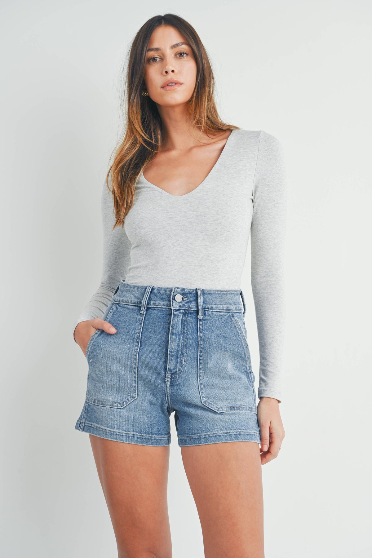 Ayla High Rise Utility Cargo Short