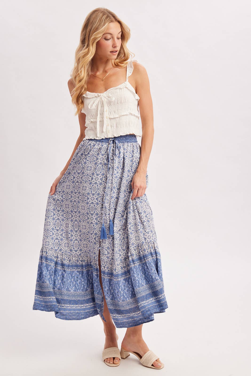 Gianna Boho Maxi Skirt