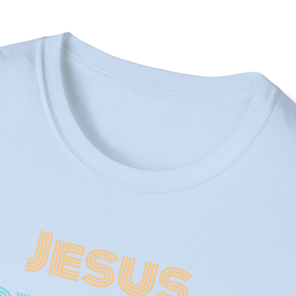 Unisex "Jesus Loves this Hot Mess" Christian Cotton Softstyle T-Shirt