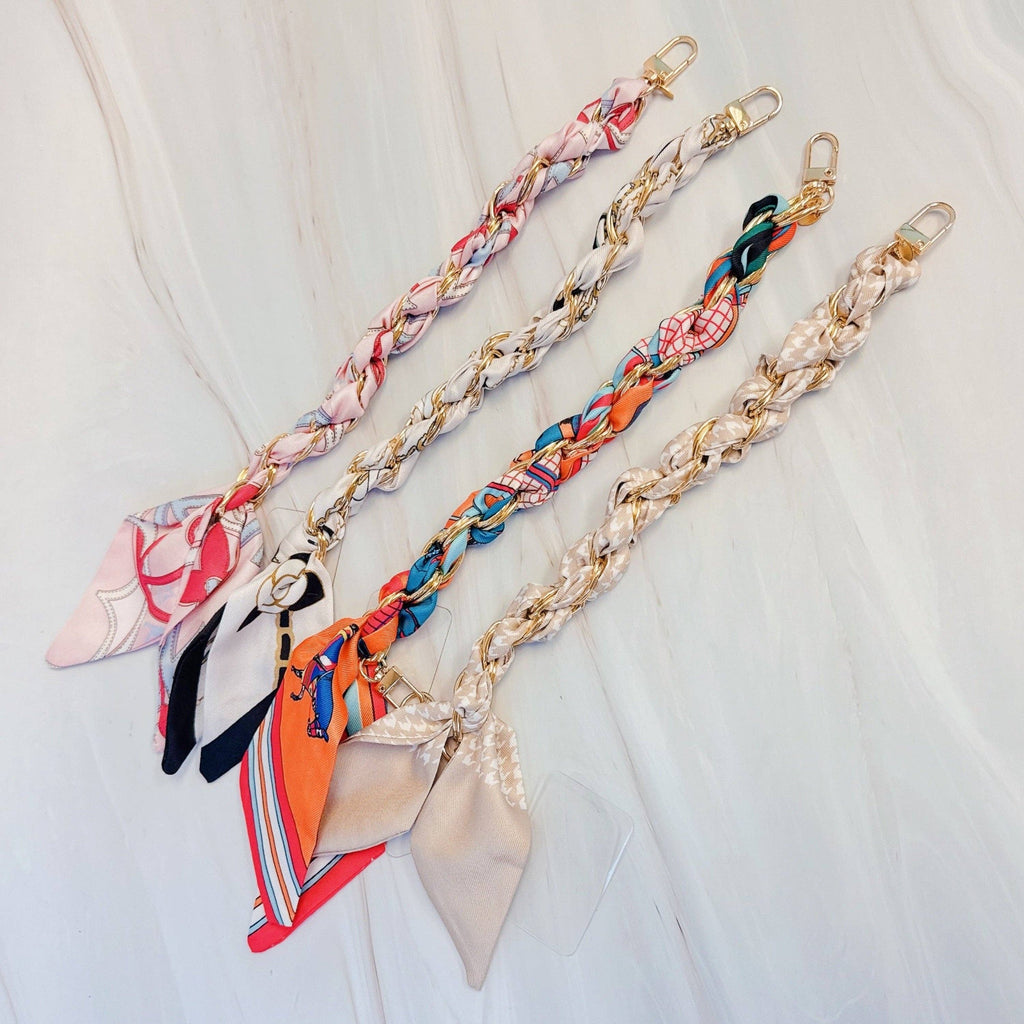 Braided Scarf Chain Phone Lanyard