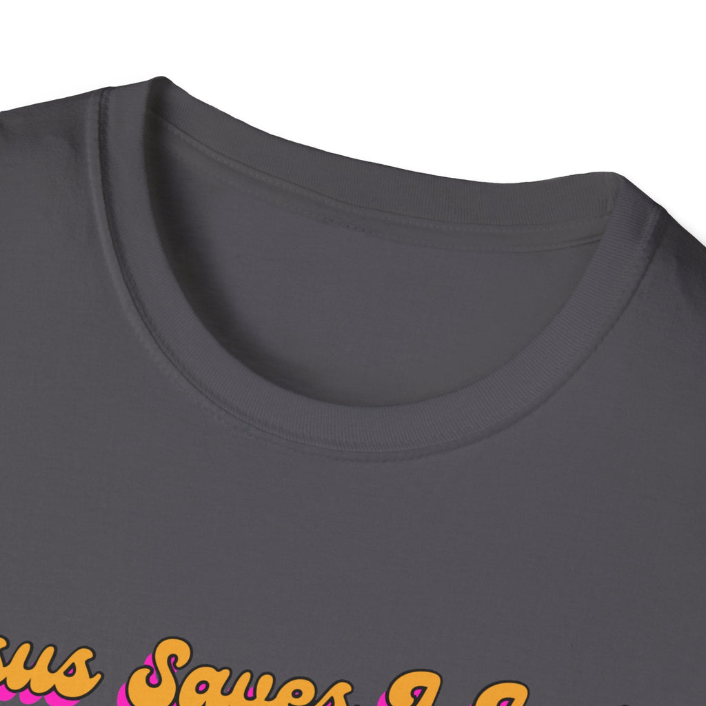 "Jesus Saves, I just Wear the Shirt" Unisex Cotton Softstyle T-Shirt