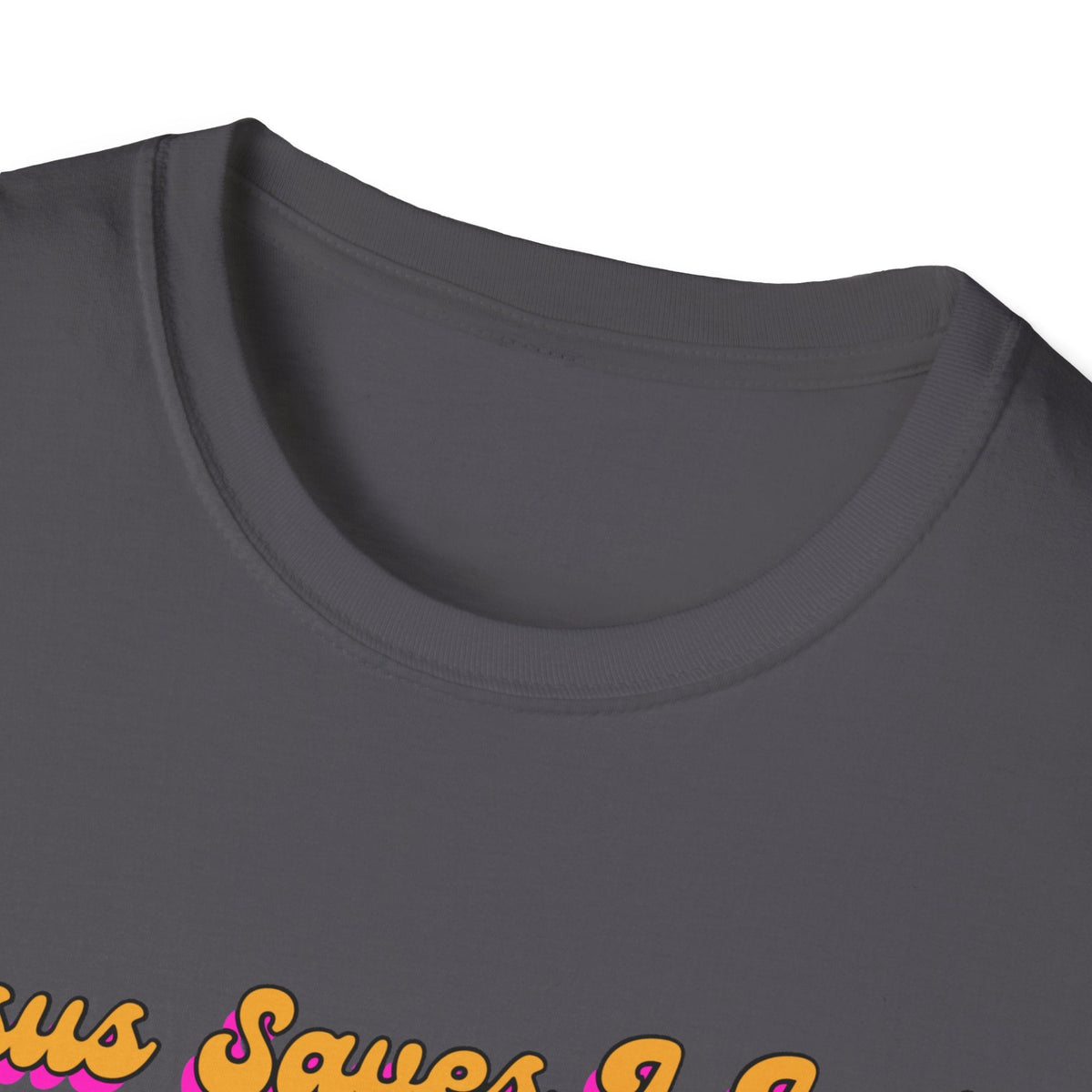 "Jesus Saves, I just Wear the Shirt" Unisex Cotton Softstyle T-Shirt